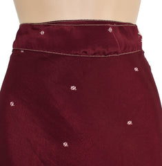 Sari Silk Wrap Skirt 2XL 72"