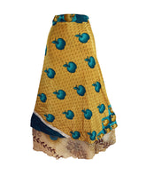 Sari Silk Wrap Skirt 2XL 70"