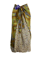 Sari Silk Wrap Skirt 2XL 70"