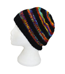 Knitted Wool Lined Beanie Hat