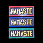 Small Wooden Namaste Wall Sign