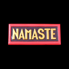 Small Wooden Namaste Wall Sign