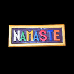 Small Wooden Namaste Wall Sign