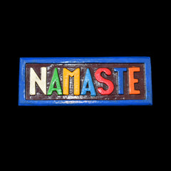 Small Wooden Namaste Wall Sign