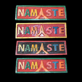 Large Wooden Namaste Wall Sign
