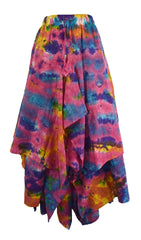 Tie Dye Pixie Hem Skirt