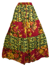Floral Patchwork Summer Skirt