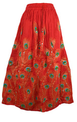 Printed Rayon Indian Skirt