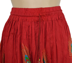 Printed Rayon Indian Skirt