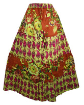 Floral Patchwork Summer Skirt