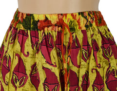 Floral Patchwork Summer Skirt