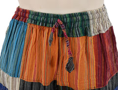 Striped Patchwork Trousers