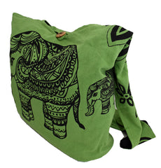 Elephant Print Sadhu Monk Bag