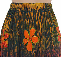 Floral Embroidered Skirt