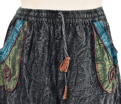 Stonewashed Harem Trousers