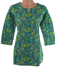 Printed Cotton Kurta Top
