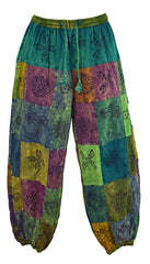 Printed Patchwork Trousers