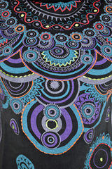 Cowl Neck Mandala Dress