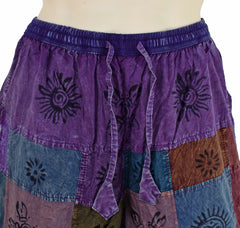 Printed Patchwork Trousers