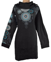 Cowl Neck Hooded Top XS