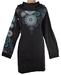 Cowl Neck Hooded Top XS