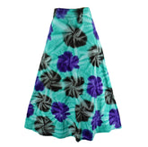 Tie Dye Cotton Wrap Skirt