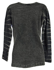 Long Sleeve Embroidered Top