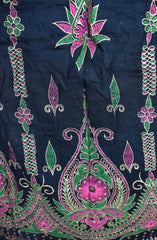 Gold Printed Rayon Indian Skirt