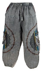 Stonewashed Harem Trousers