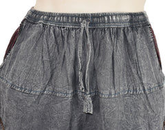 Stonewashed Harem Trousers