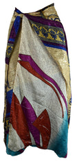 Sari Silk Wrap Skirt 2XL 70"