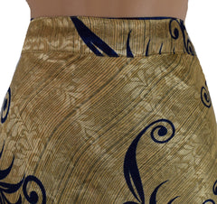 Sari Silk Wrap Skirt 2XL 70"