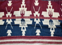 Criss Cross Pattern Fleece Blanket Shawl