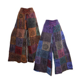 Patchwork Printed Wide Leg trousers