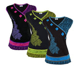 Floral Sleeveless Vest Top