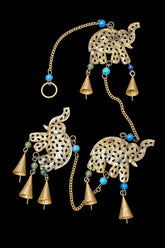 Long Metal Elephant Wall Hanging