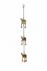 Long Metal Elephant Wall Hanging