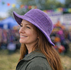 Plain Woven Hemp Sun Hat