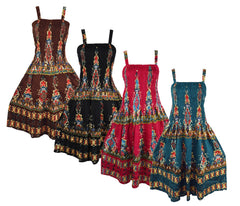 Floral Rayon Summer Dress