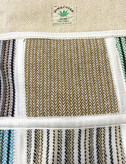 Woven Cotton and Hemp Tote Shopping Bag