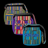 Large Patchwork Cotton Shoulder Bag