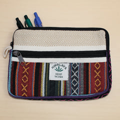 Large Woven Hemp & Cotton Purse