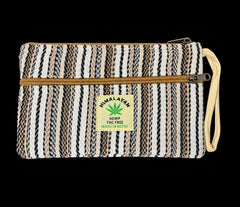 Large Woven Cotton and Hemp Purse