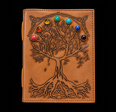 Leather and Gemstone Notebooks
