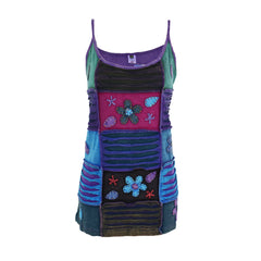 Floral Patchwork Vest Top