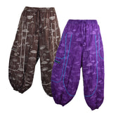 Multi Mushroom Print Harem Trousers