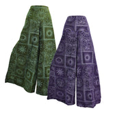 Celestial Print Palazzo Trousers