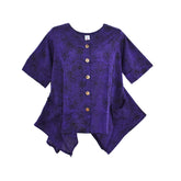 Floral Lagenlook Cotton Top