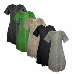 Embroidered Floral Dress