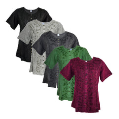 Embroidered Floral Blouse